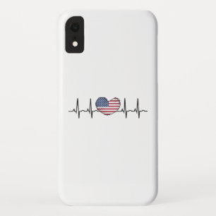 Heartbeat ECG Electrocardiographie der USA Case-Mate iPhone Hülle