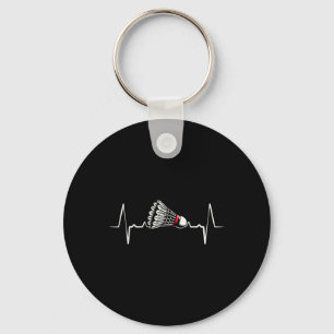 Heartbeat Ecg Shuttle Badminton Player Shuttle 2 Schlüsselanhänger