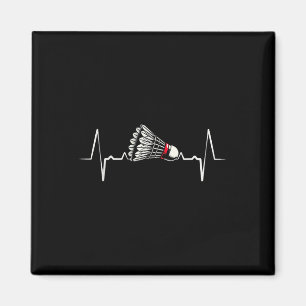 Heartbeat Ecg Shuttle Badminton Player Shuttle Magnet