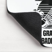 Heartbeat Ecg Shuttle Badminton Player Shuttle Mousepad (Ecke)