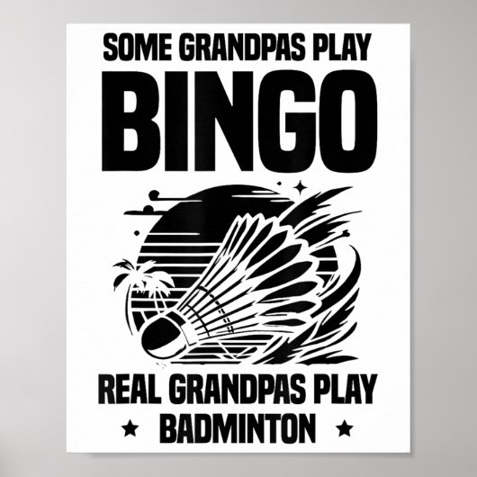 Heartbeat Ecg Shuttle Badminton Player Shuttle  Poster (Vorne)