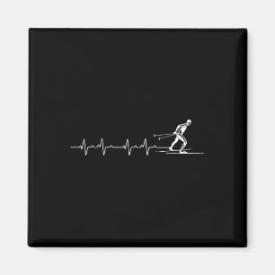 Heartbeat Ekg Biathlon Shooting Ski Magnet