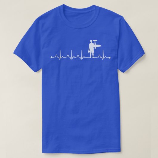 Heartbeat EKG RC Flugzeug Lovers - Geschenk T-Shirt (Design vorne)