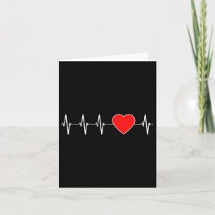 Heartbeat Ekg Rote Herzkrankheiten Bewusstsein Karte