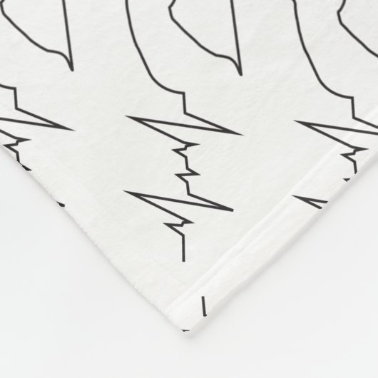 Heartbeat Fleecedecke (Ecke)