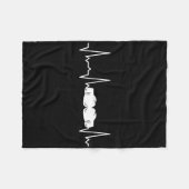 Heartbeat Fleecedecke (Vorderseite (Horizontal))