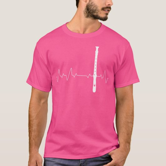 Heartbeat Flute T-Shirt (Vorderseite)