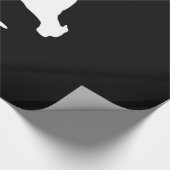 Heartbeat French Bulldog Pulse Geschenkpapier (Ecke)