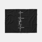 Heartbeat Funny Video Game Geschenke Jungs Männer  Fleecedecke (Vorderseite (Horizontal))