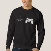 Heartbeat Gaming Controller Sweatshirt (Vorderseite)
