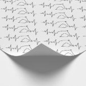 Heartbeat Geschenkpapier (Ecke)