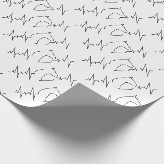 Heartbeat Geschenkpapier (Ecke)