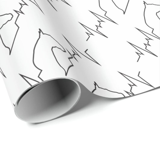 Heartbeat Geschenkpapier (Rolleneckpunkt)