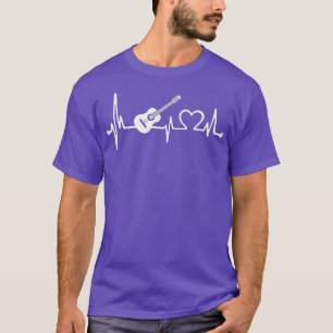 Heartbeat Gitarre Matching Gitarre Lover Men Fraue T-Shirt