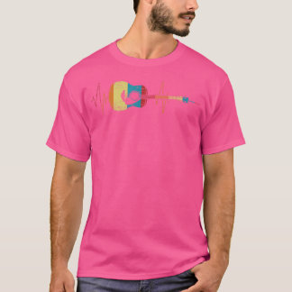 Heartbeat Gitarrengeschenk für Gitarrenspieler T-Shirt