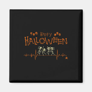 Heartbeat Happy Halloween Doktor Nurse Magnet
