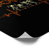 Heartbeat Happy Halloween Doktor Nurse Poster (Ecke)