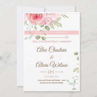 HeartBeat Harmony Wedding Digital Einladung