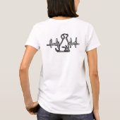 Heartbeat Hund T-Shirt (Rückseite)