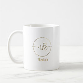 Heartbeat-Individuelle Name Kaffeetasse
