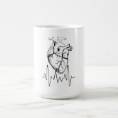 Heartbeat Kaffeetasse (Mittel)