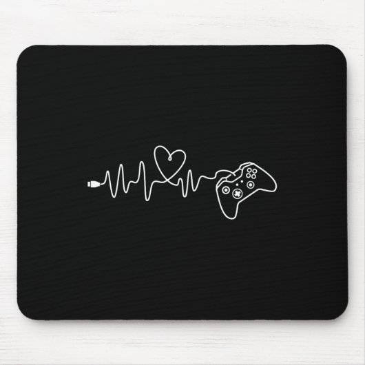 Heartbeat - Konsolenspiel - Videospiel Lover PC Mousepad (Vorne)