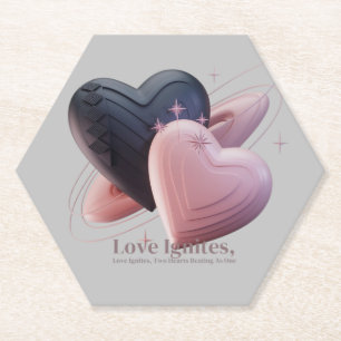 Heartbeat Liebe Drink Untersetzer