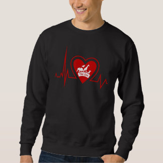 Heartbeat Liebe Zoos Tiere Wildlife Zoo Group Sweatshirt
