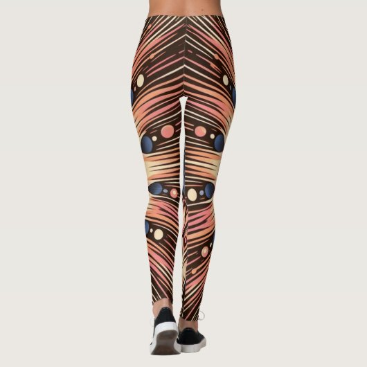 Heartbeat Mandala Leggings (Rückseite)