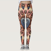 Heartbeat Mandala Leggings (Vorderseite)