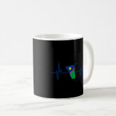 Heartbeat Namibia Kaffeetasse (VorderseiteRechts)