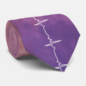 Heartbeat Neck Tie Krawatte (Gerollt)