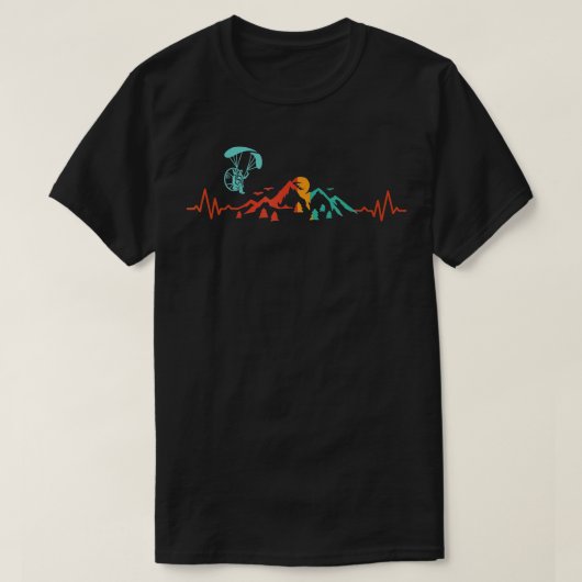 Heartbeat Paramotor PPG Paramotoring Paragliding S T-Shirt (Design vorne)