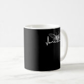 Heartbeat Periodical Cicada Kaffeetasse (VorderseiteRechts)