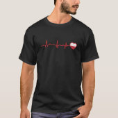 Heartbeat Polen , Polen polnische Flagge Prix T-Shirt (Vorderseite)