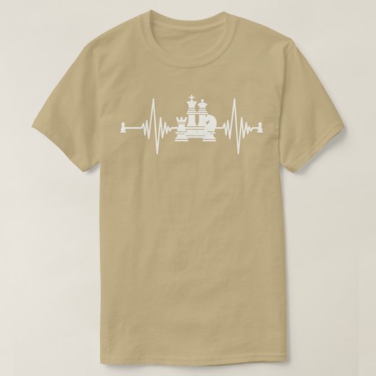 Heartbeat Schach T-Shirt (Design vorne)