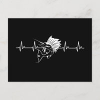 Heartbeat Schwertfisch Schwarz-weiß