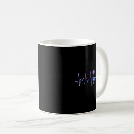 Heartbeat Semicolon Suizidprävention Bewusstsein Kaffeetasse (VorderseiteRechts)