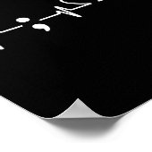 Heartbeat Semicolon - Suizidprävention Bewusstsein Poster (Ecke)