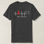 Heartbeat Sepsis Warrior T-Shirt (Design vorne)