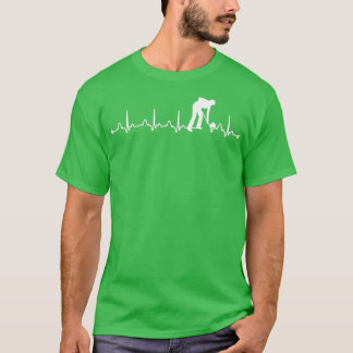 Heartbeat Shirt Curling Heartbeat Liebe Gift
