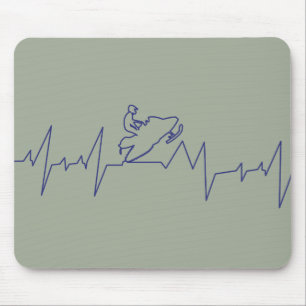 Heartbeat, Snowmobile Mousepad