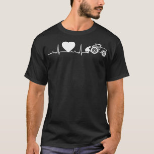 Heartbeat Tractor Bauer Farm T-Shirt