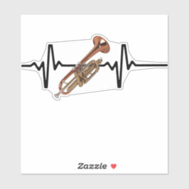 Heartbeat Trump Aufkleber