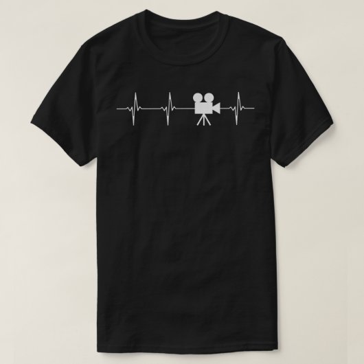 Heartbeat Video CameraVideo Camera T T-Shirt (Design vorne)