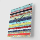 Heartbeat Wall Clock Quadratische Wanduhr (Winkel)