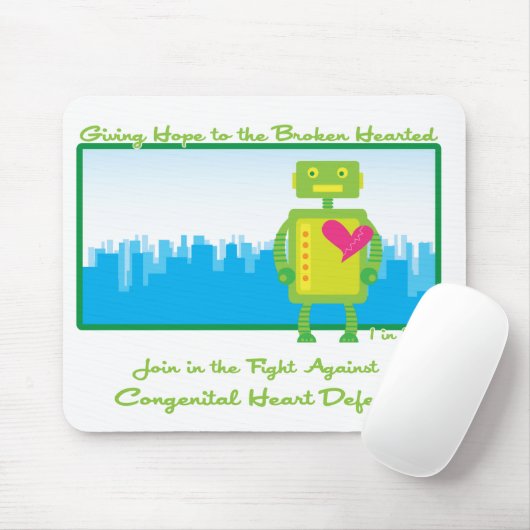 HeartBot MousePad (Mit Mouse)