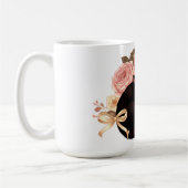 Heartbound: Siamese & Black Cats in Bloom Kaffeetasse (Links)