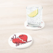 Heartbreaker Funny Valentine Getränkeuntersetzer (Seite)