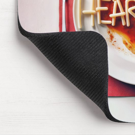 Heartburn Spaghetti Dinner Mousepad (Ecke)